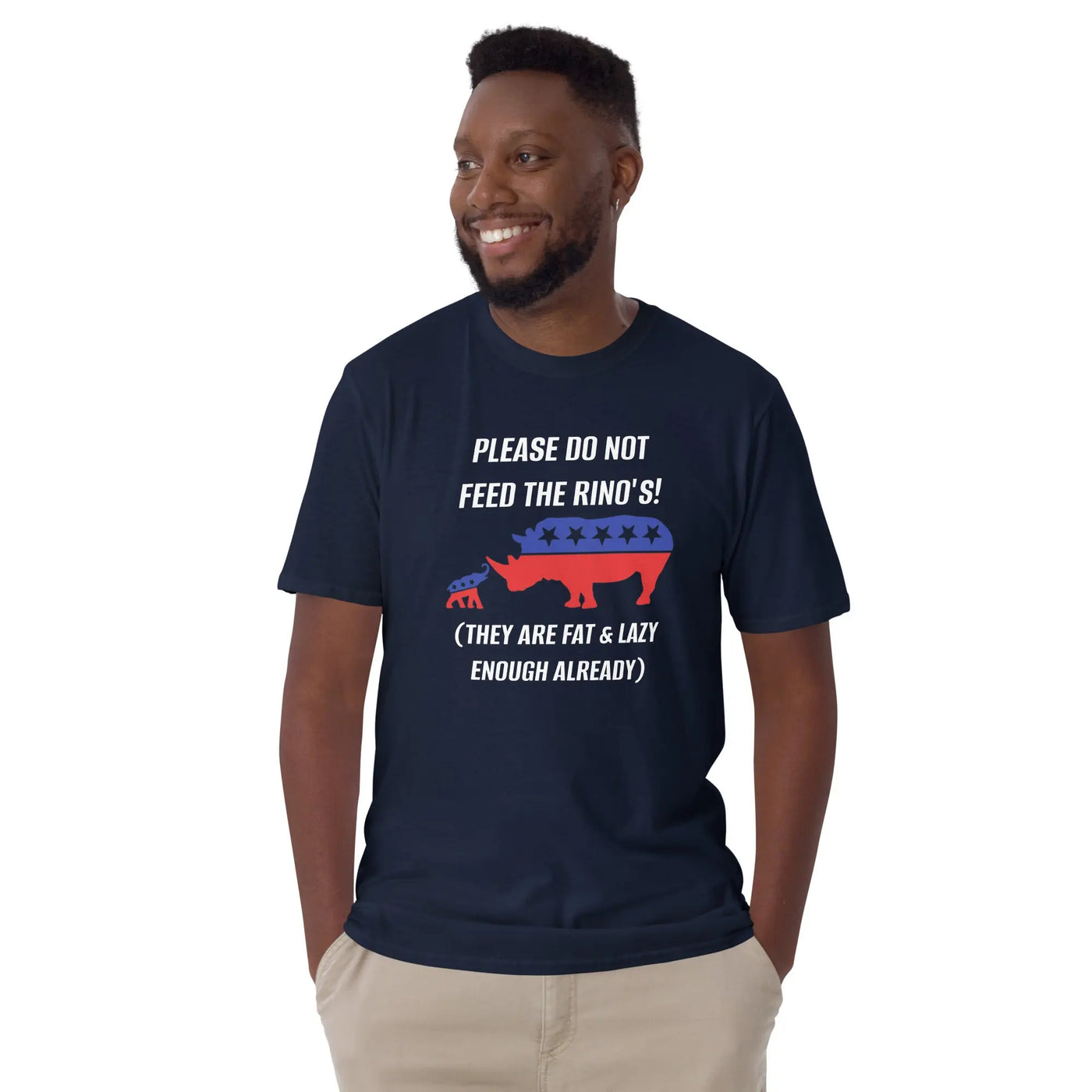 Don't feed RHINO's Unisex T-Shirt CRZYTEE