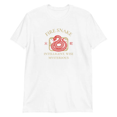Fire Snake Chinese Zodiac T-Shirt CRZYTEE