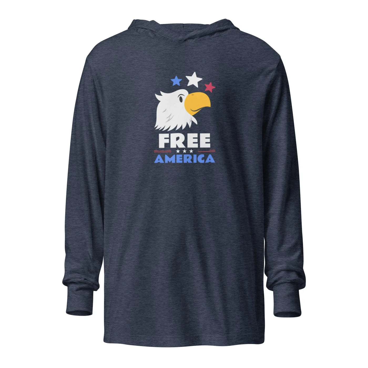 Free America Hooded T-Shirt CRZYTEE