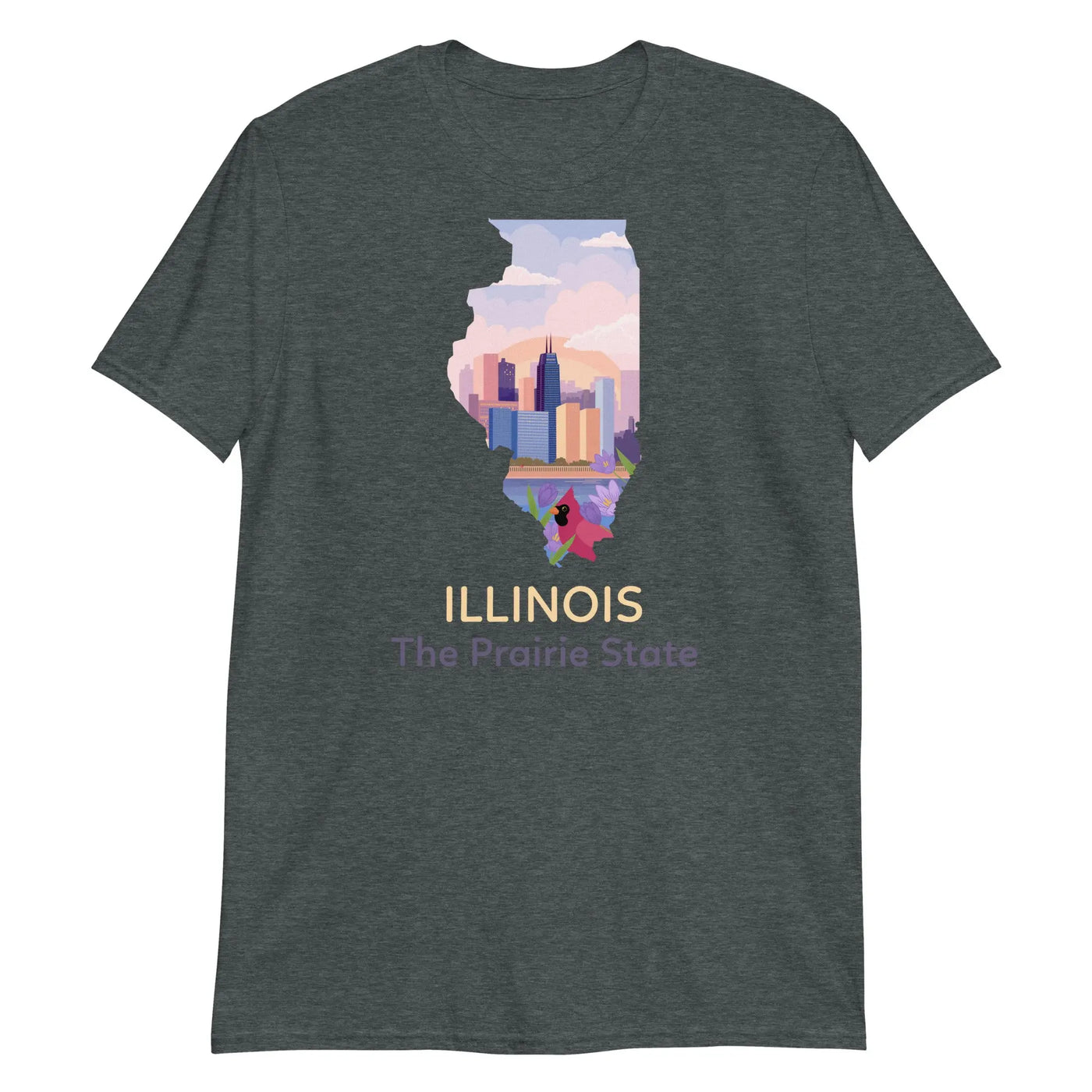 Prairie State Unisex T-Shirt CRZYTEE