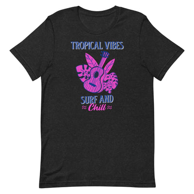 Tropical Vibes unisex t-shirt CRZYTEE