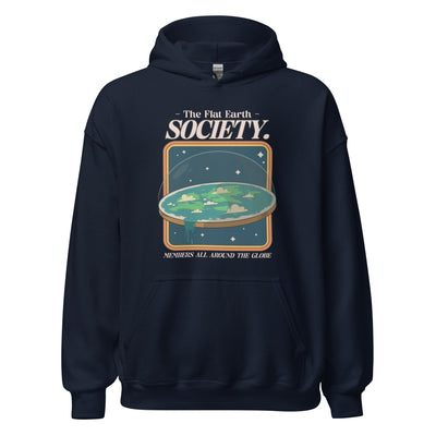 Flat Earth Society Plus Size Hoodie